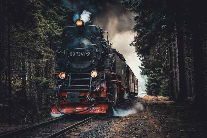 train in railway